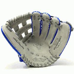  ARZ 13 inch pattern baseball glove from Akadema has an H-Web, open back, deep pocket, royal b