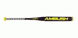 17 <strong>Ambush Slow Pitch</strong> two piece composite bat is made t