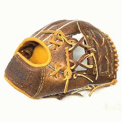 >A small Classic 11.25 inch baseball glove for second base, playing catch, or training. T