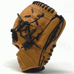 sic 11 inch baseball glove is made with tan stiff American Kip leather, black bin