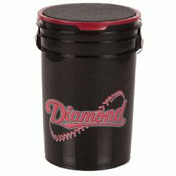 >Diamond Bucket with 30 DOL-A Offical League Baseballs Shipped. Leath