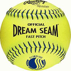 Dudley WT 12 Inch Fastpitch USSSA Softballs (1 dozen) : Leather cover is highly