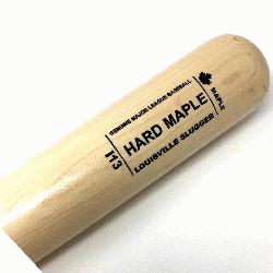 p>Louisville Slugger hard maple I13 turning model wood bat. 33 inc