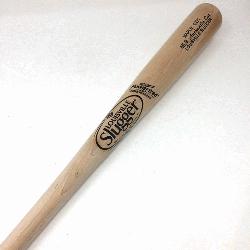  C271 - Balanced Swing Weight Maple Wood Bat High Gloss Natural Finish Bone Rubbed 