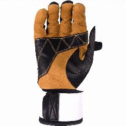  style=font-size: large;>Marucci durable Blacksmith Batting Gloves for tough training.</s