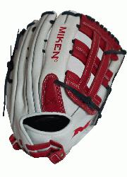 o Series 14 slow pitch softball glove features soft, full-grain leathe