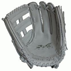 pan>Miken Pro Series 14 slow pitch softball glove features the Pro H Web patt