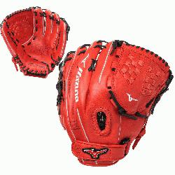 MVP Prime SE fastpitch softball series gloves feature a Center Pocket Designed Pat