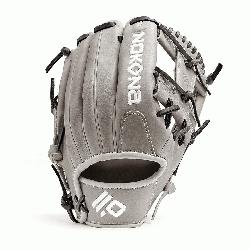 This Nokona glove is made with stiff American Kip Leather. This gloves require