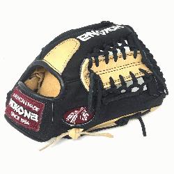 Glove made of American Bison and Supersoft Steerhide leather combined in