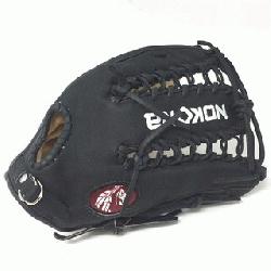 Young Adult Glove made of American Bison and Supersoft Steerhide leather combine
