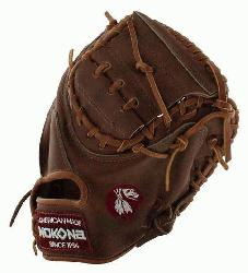 3.50 Inch Catchers Mitt, Closed Web, Conventional Open Back Index Finger Pad 