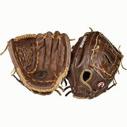 c Walnut 13 Softball Glove Right Handed Throw Size 13 : Nokonas signature leather, Walnut Crunch