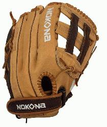 Buffalo and Steerhide Leather Nokona s Alpha Series Lightweight and Durable Near game-