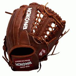 >11.5 Infield Pattern Modified Web Walnut Steerhide Leather C