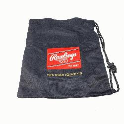span style=font-size: large;>The Rawlings Cloth Glove Bag with Rawlings logo and drawstring c