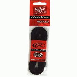 Lace Black : Genuine American rawhide baseball glove replacement lace. Sized