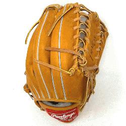 of the PRO12TC Rawlings baseball glove. Made in stiff Horween lea