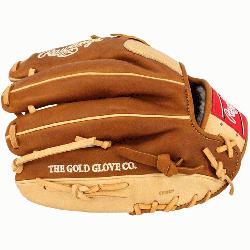 gs Heart of the Hide baseball glove features a conventional back and th