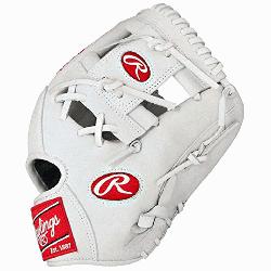 Rawlings Heart of the Hide White Baseball Glove 11.5 inch PRO202WW (Right-Handed-Throw