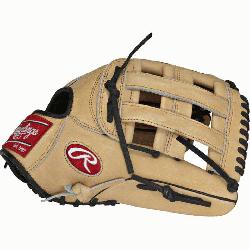 the Hide 12.75” baseball glove features a the PRO H Web pattern, which was designed so
