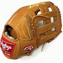  make up of the Heart of the Hide PRO303 Outfield Baseball Glove in Horween leather. Stiff