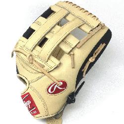Rawlings Heart of the Hide Camel and Black PRO3030 H Web with open back.</p>