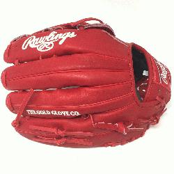 rt of the Hide PRO303 Baseball Glove. 12.75 Inches, H Web, and open back. Red Heart of