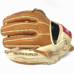 Rawlings Heart of the Hide PRO314 11.5 inch. H Web. Camel and Tan leather. Open