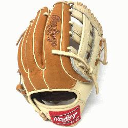 >Rawlings Heart of the Hide PRO314 11.5 inch. H Web. Camel and Tan leather. Open Back.</p>