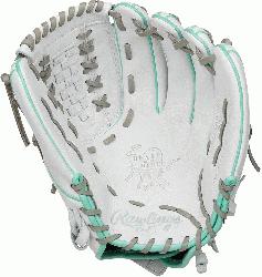 the Hide fastpitch softball gloves from Rawlings provide the perfect fit for th