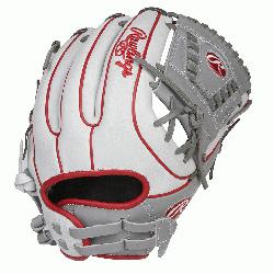 =font-size: large;>The Heart of the Hide fastpitch softball gloves from Raw