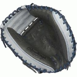 tion Color Sync Heart of the Hide Catchers Mitt from Rawlings features the One Piece Clos