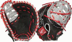 Rawlings world-renowned Heart of the Hide steer leather, Heart of the H