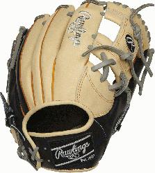 the top of the line, ultra-premium steer hide leather the Rawlings Heart of the Hide 11. 