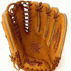 make of the Horween leather 12.75 inch outfield glove with trap-eze web. No palm p