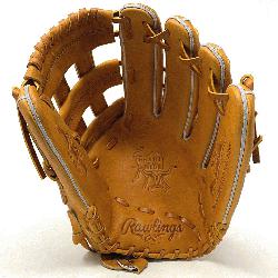 font-size: large;>Rawlings most popular outfield pattern in classic Horween Tan Leather
