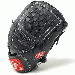 tyle=font-size: large;>Ballgloves.com Rawlings Black Horween Exclusive baseball glove ma