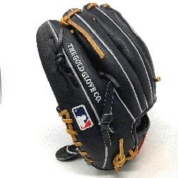 Rawlings DJ2 black with tan laces, in Horween 