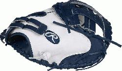 ition Color Series - White/Navy Colorway 33 Inch Womens Catchers Model Modified P