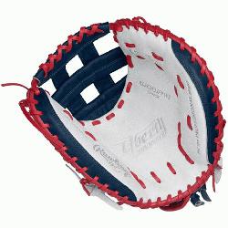  Inch Womens Catchers Model Custom Fit, Adjustable, Non-Slip Pull Strap Back Break