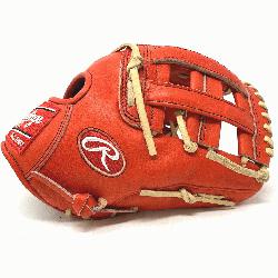 <span style=font-size: large;>Rawlings Heart of the Red/Orange leather in 12 inch 200 Pat