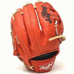 an style=font-size: large;>Rawlings Heart of the Red/Orange leather in 12 inch 200 Pattern H 