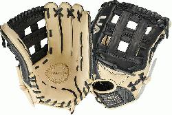 cream design Right hand throw 12.75inch outfield glove Pr