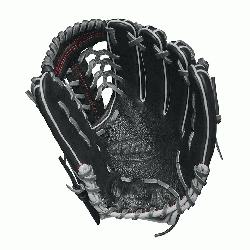 he 11.5 Wilson A1000 glove is made with a Pro laced T-Web and 