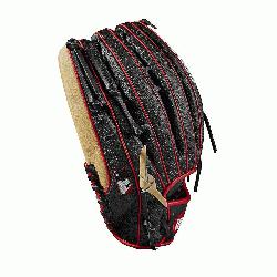 .75 outfield model, 6 finger trap web Black SuperSkin -- twice the s