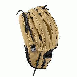 5 Pitcher model, closed Pro laced web Gap welting for a flat and more consistent pocket Blonde and