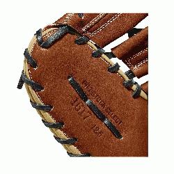 model, double horizontal bar web Copper, blonde and black Pro Stock Select leather, c