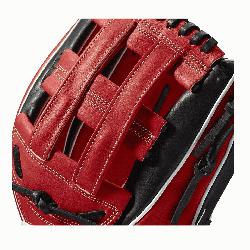 ost web - game WTA2KRB18MB50GM for Mookie bets Red, black and White Pro Stock Select leather