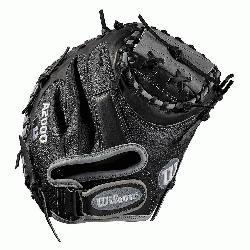 chers model; half moon web; extended palm Velcro wrist strap for comfort and control Blac